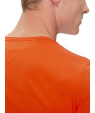 TOMMY HILFIGER  Stretch-T-Shirt f&uuml;r Herren leuchtendes Orange - Herren-T-Shirts - 4