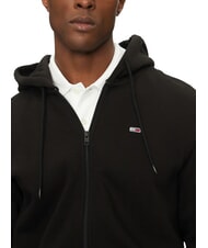 TOMMY HILFIGER TH JEANS Sweatshirt mit Rei&szlig;verschluss Schwarz - Sweatshirts Herren - 3