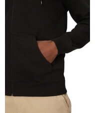 TOMMY HILFIGER TH JEANS Sweatshirt mit Rei&szlig;verschluss Schwarz - Sweatshirts Herren - 4