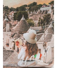 YNOT YESBAG Runder Rucksack mit zwei F&auml;chern romantische Trulli - Damentaschen - 3