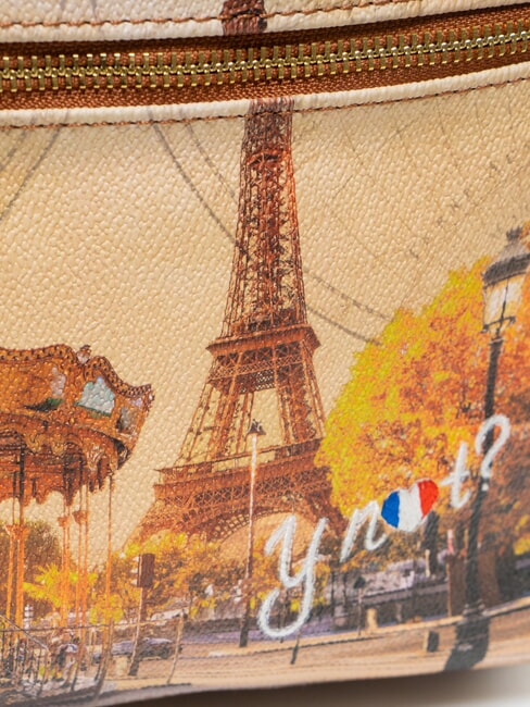 YESBAG Gro&szlig;er Rucksack mit Tasche lustiges Paris - Damentaschen