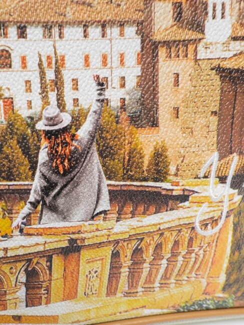 YESBAG Gro&szlig;e Einkaufstasche Rom Landschaft - Damentaschen