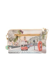 YNOT YESBAG Clutch mit Schulterriemen aus Metall London Rainbow - Damentaschen - 4