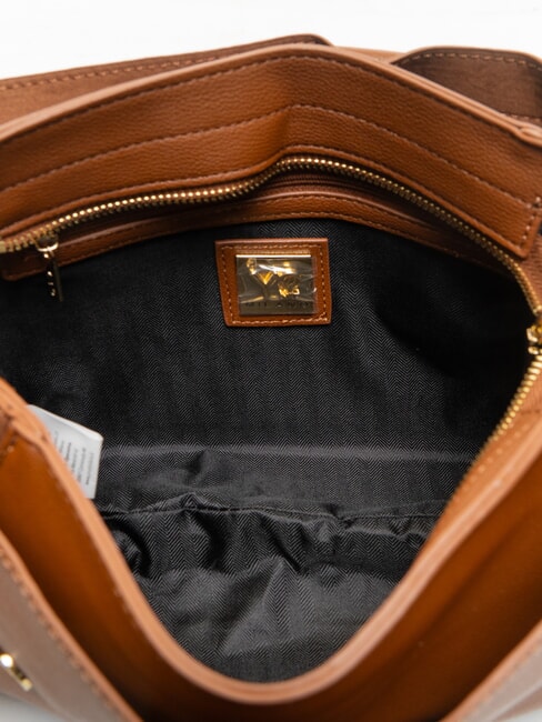 LOVERS Schultertasche mit Klappe br&auml;unen - Damentaschen