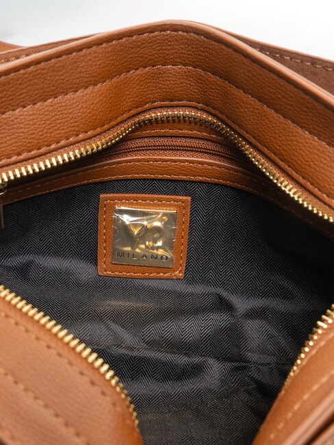 LOVERS Schultertasche mit Klappe br&auml;unen - Damentaschen