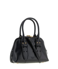 PINKO BOWLING Kleiner Lederkuppelbeutel schwarz-antikgold - Damentaschen - 2