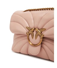 PINKO LOVE PUFF CLASSIC Umh&auml;ngetasche aus Nappaleder Puder-Antikgold - Damentaschen - 3