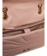 PINKO LOVE PUFF CLASSIC Umh&auml;ngetasche aus Nappaleder Puder-Antikgold - Damentaschen - 4