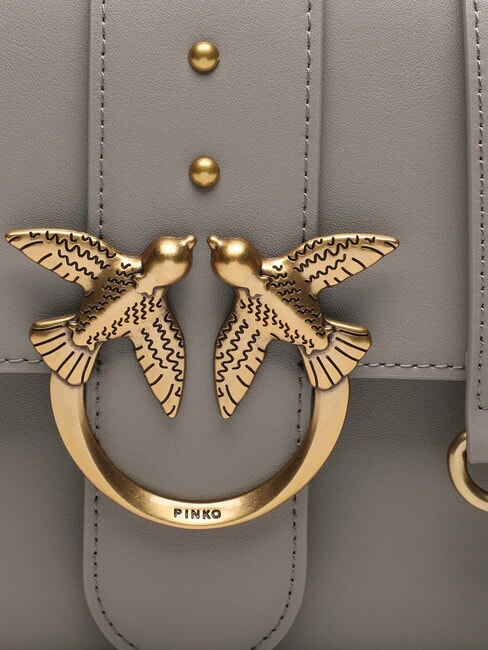 CLASSIC LOVE BAG Eine einfache Tasche Walnuss-Antikgold - Damentaschen