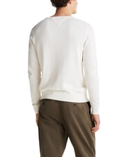 TOMMY HILFIGER TH Pullover mit Mikrologo und Rundhalsausschnitt - Herrenpullover