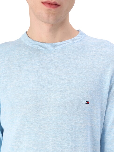 TH Pullover aus Leinenmischgewebe mit Rundhalsausschnitt authentisches Stretch - Herrenpullover