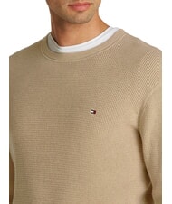 TOMMY HILFIGER TH Rundhals-Baumwollpullover hellblau - Herrenpullover - 3