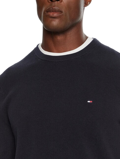 TH Wabenf&ouml;rmiger Rundhalspullover W&uuml;stenhimmel - Herrenpullover