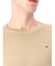 TOMMY HILFIGER TH JEANS Baumwollpullover mit Rundhalsausschnitt Reliktbr&auml;une - Herrenpullover - 3