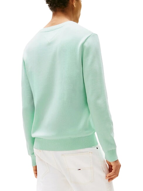 TH JEANS Baumwollpullover mit Rundhalsausschnitt Fr&uuml;hlingsminze - Herrenpullover
