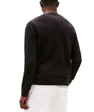 TOMMY HILFIGER TH JEANS Baumwollpullover mit Rundhalsausschnitt Schwarz - Herrenpullover - 2