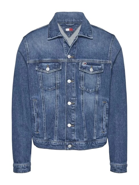 TH JEANS Jeansjacke aus Baumwolle dunkler Denim - Herrenjacken