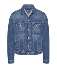 TOMMY HILFIGER TH JEANS Jeansjacke aus Baumwolle dunkler Denim - Herrenjacken - 4