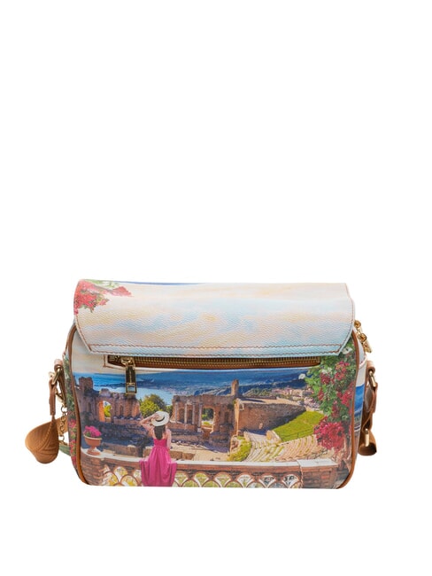 YESBAG Schultertasche mit Klappe Sommer in Taormina - Damentaschen