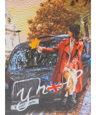 YNOT YESBAG Runder Rucksack mit zwei F&auml;chern London-Tourist - Damentaschen - 3