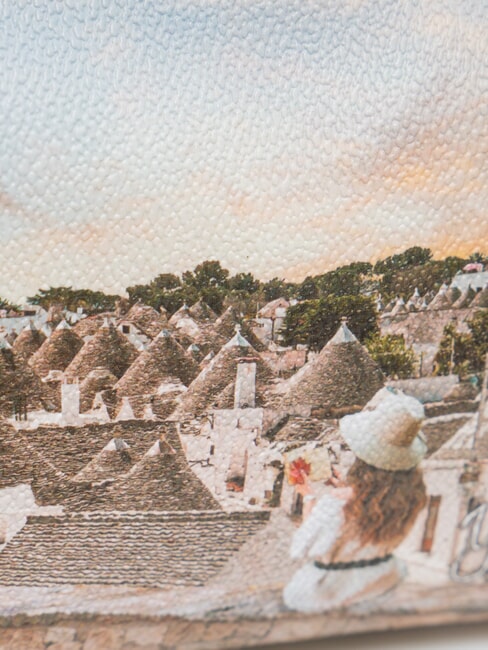 YESBAG Kosmetikkoffer romantische Trulli - Beauty-Case