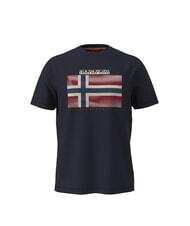 NAPAPIJRI S-LARI Baumwoll-T-Shirt blu marine - Herren-T-Shirts - 3