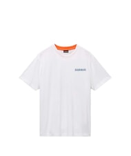 NAPAPIJRI S-SOVANA Baumwoll-T-Shirt wei&szlig;er Reiher - Herren-T-Shirts - 4