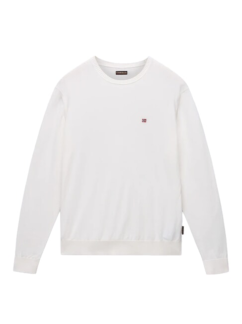 DECATUR Baumwollpullover wei&szlig;es Fl&uuml;stern - Herrenpullover