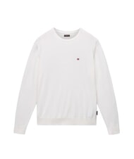 NAPAPIJRI DECATUR Baumwollpullover wei&szlig;es Fl&uuml;stern - Herrenpullover - 3