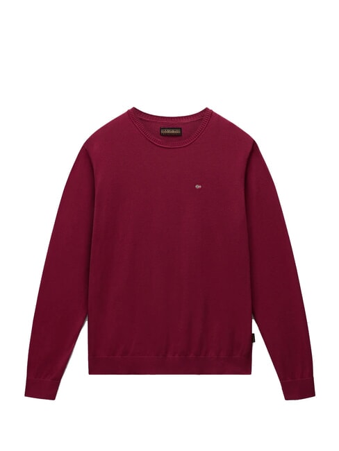 DECATUR Baumwollpullover Tibetisches Rot - Herrenpullover