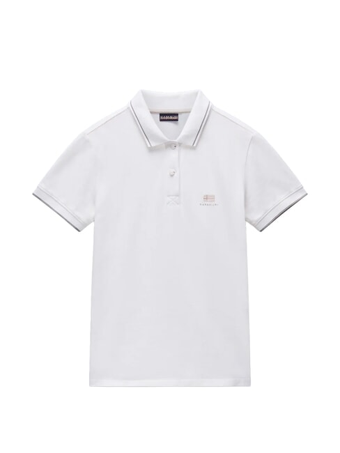 E-NINA Kurzarm-Poloshirt wei&szlig;er Reiher - Damen-Polo-Shirts/Damen-Polo-Shirt/Damenpoloshirt/Damenpoloshirts