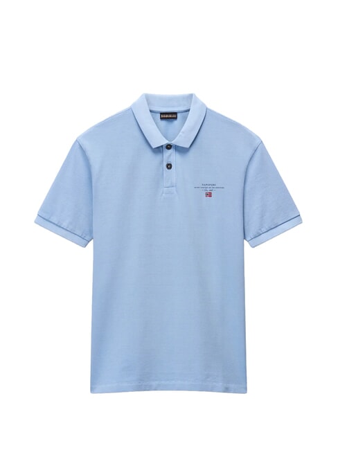 ELBAS JERSEY Mikrologe-Poloshirt aus Baumwolle funkelnd/Petunie - Herren-Polo-Shirts/Herren-Polo-Shirt/Herrenpoloshirt/Herrenpoloshirts