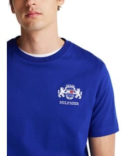 TOMMY HILFIGER TH Kurz&auml;rmeliges T-Shirt mit Wappen Keilblau - Herren-T-Shirts - 3