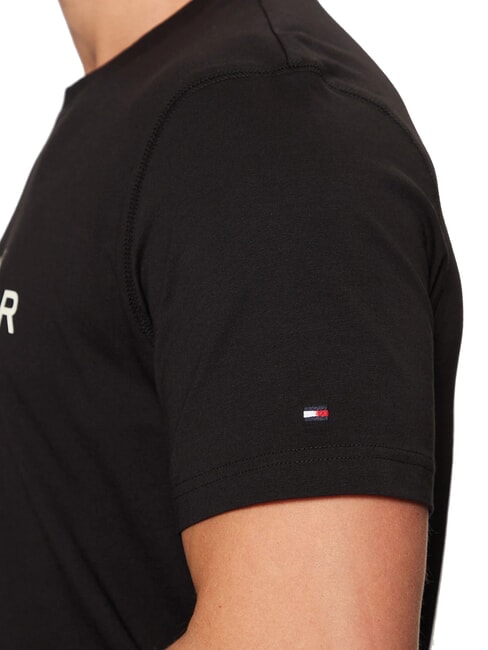 TH Kurz&auml;rmeliges Baumwoll-T-Shirt Schwarz - Herren-T-Shirts