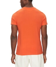 TOMMY HILFIGER TH Kurz&auml;rmeliges T-Shirt mit Logodruck leuchtendes Orange - Herren-T-Shirts - 2