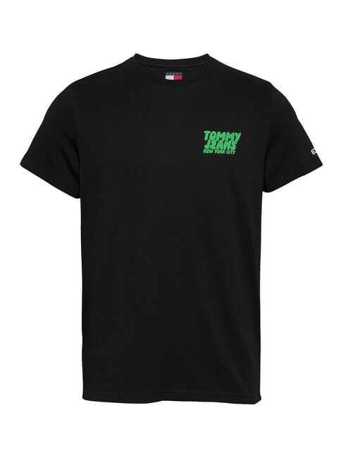 TH JEANS Kurzarm-T-Shirt Schwarz - Herren-T-Shirts