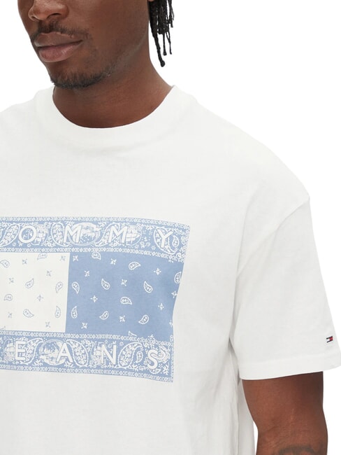 TH JEANS Kurz&auml;rmeliges T-Shirt mit Maxiprint ecru - Herren-T-Shirts