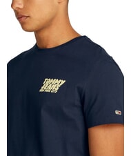TOMMY HILFIGER TH JEANS Kurzarm-T-Shirt dunkle Nachtmarine - Herren-T-Shirts - 3