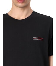 TOMMY HILFIGER TH JEANS Kurz&auml;rmeliges T-Shirt mit Grafikprint Schwarz - Herren-T-Shirts - 3