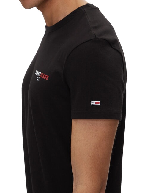 TH JEANS Kurz&auml;rmeliges T-Shirt mit Aufdruck Schwarz - Herren-T-Shirts