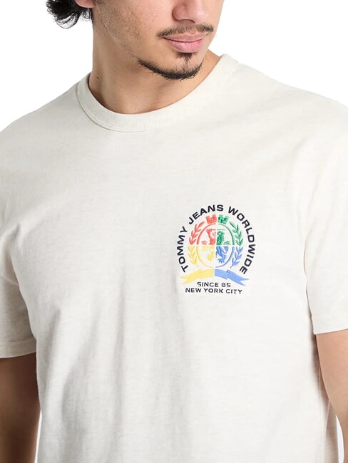 TH JEANS Kurzarm-T-Shirt in regul&auml;rer Passform Hafermergel Htr - Herren-T-Shirts