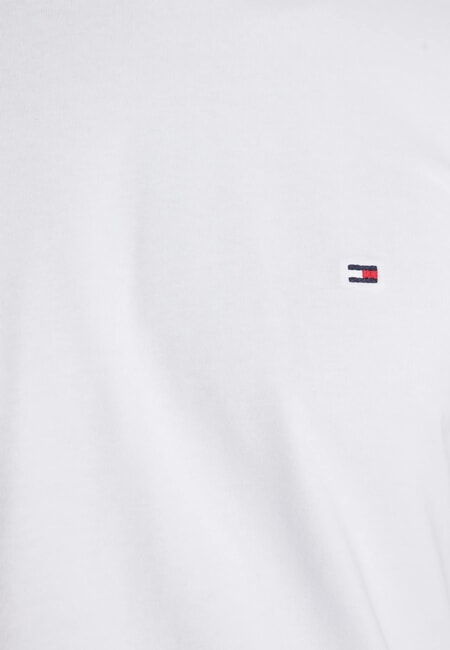 TH Lang&auml;rmeliges Stretch-Baumwoll-T-Shirt Wei&szlig; - Herren-T-Shirts