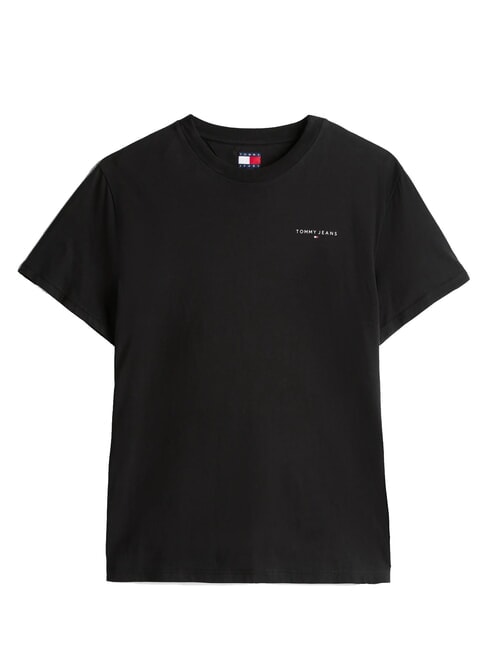 TH JEANS Kurz&auml;rmeliges T-Shirt mit Logodruck Schwarz - Herren-T-Shirts