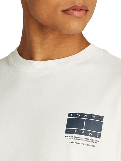 TH JEANS Kurz&auml;rmeliges Baumwoll-T-Shirt ecru - Herren-T-Shirts