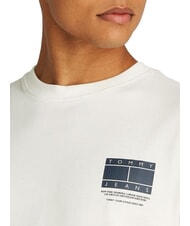 TOMMY HILFIGER TH JEANS Kurz&auml;rmeliges Baumwoll-T-Shirt ecru - Herren-T-Shirts - 3