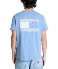 TOMMY HILFIGER TH JEANS T-Shirt mit Paisley-Flaggenmuster Colorado-Blau - Herren-T-Shirts - 2
