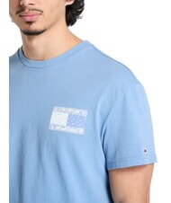 TOMMY HILFIGER TH JEANS T-Shirt mit Paisley-Flaggenmuster Colorado-Blau - Herren-T-Shirts - 3