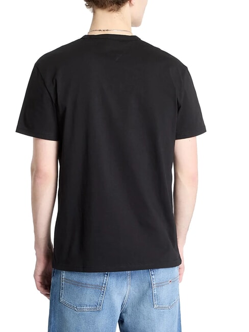 TH JEANS Kurzarm-T-Shirt in regul&auml;rer Passform Schwarz - Herren-T-Shirts