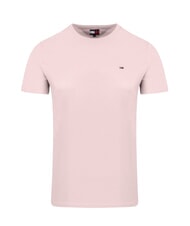 TOMMY HILFIGER TH JEANS Schmal geschnittenes Baumwoll-T-Shirt kostbares Rosa - Herren-T-Shirts - 4