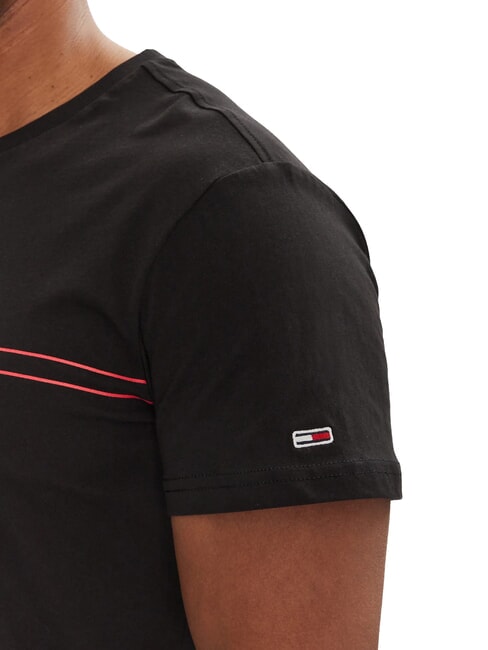 TH JEANS T-Shirt mit Grafikdruck Schwarz - Herren-T-Shirts